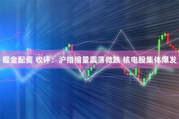 掘金配资 收评：沪指缩量震荡微跌 核电股集体爆发